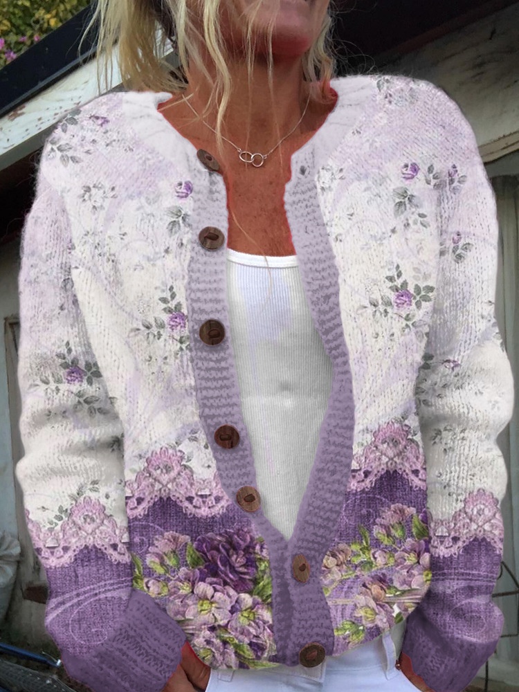 3D Digital Printing Cardigan Knitted Coat Women's Clothing Hnzmy163 Xxl - Shop at LoveMi