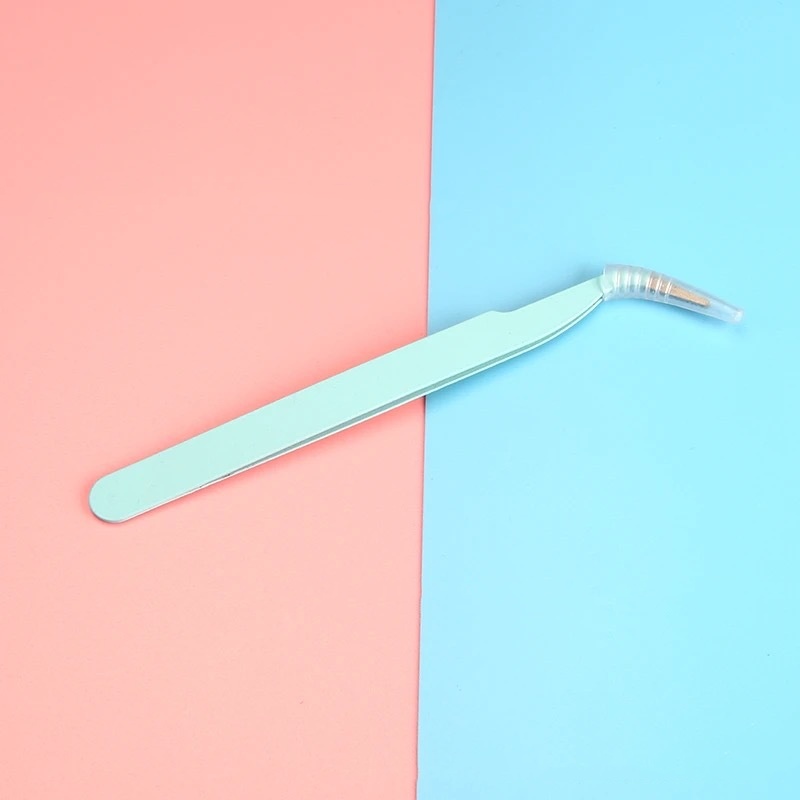 DIY Colorful Pointed Bent Clip Stainless Steel Tweezers A45ed2bf 505f 404e A4d7 A514d0e5243b