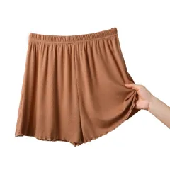 Loose-fitting Bamboo Fiber Cotton High-waisted Plus-size Casual Pants - Chocolate-4Xl - View 1