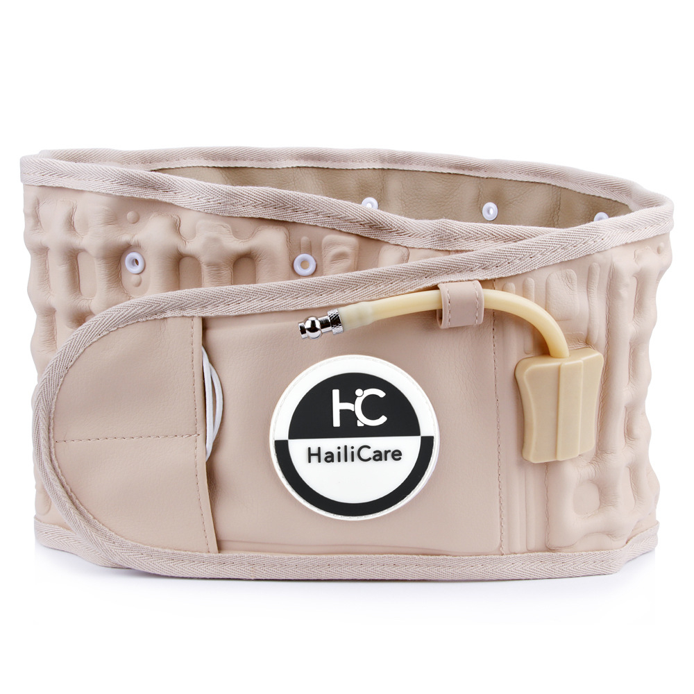 Belt Support Care Health Back Relief Waist Lumbar Traction Backache Heat Therapy