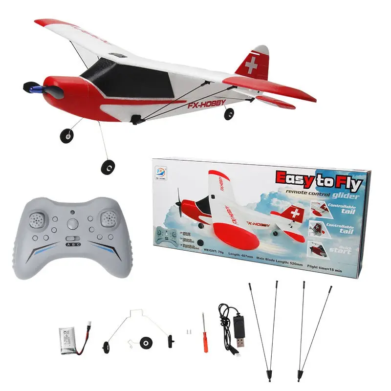 Remote-controlled Foam Childrens Model Airplane Toy