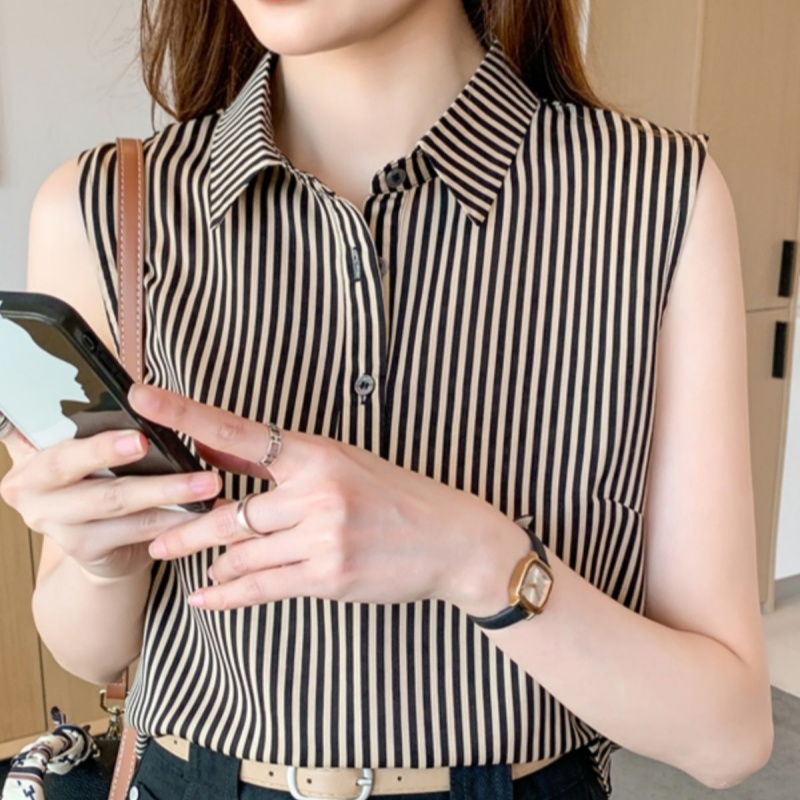 Stylish Western-style Striped Vest For Women This Summer - Image 1