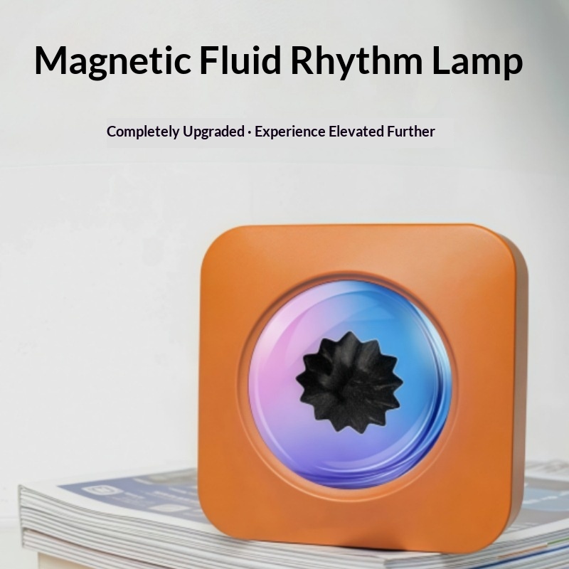 Magnetorheological Fluid Music-Rhythm Mood Lamp A Trendy Stress-Relief Desk Decor Piece