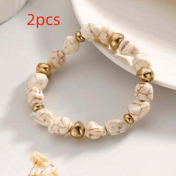 Bohemian-style Turquoise Bracelet Unique Vintage And Trendy - Image 5