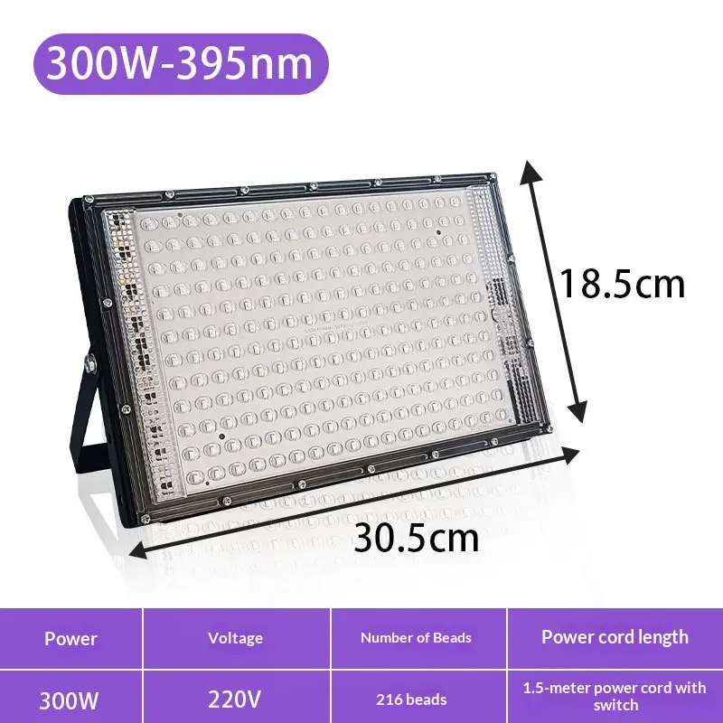 LED UV Irradiation Fluorescent Party Tanning Purple Light