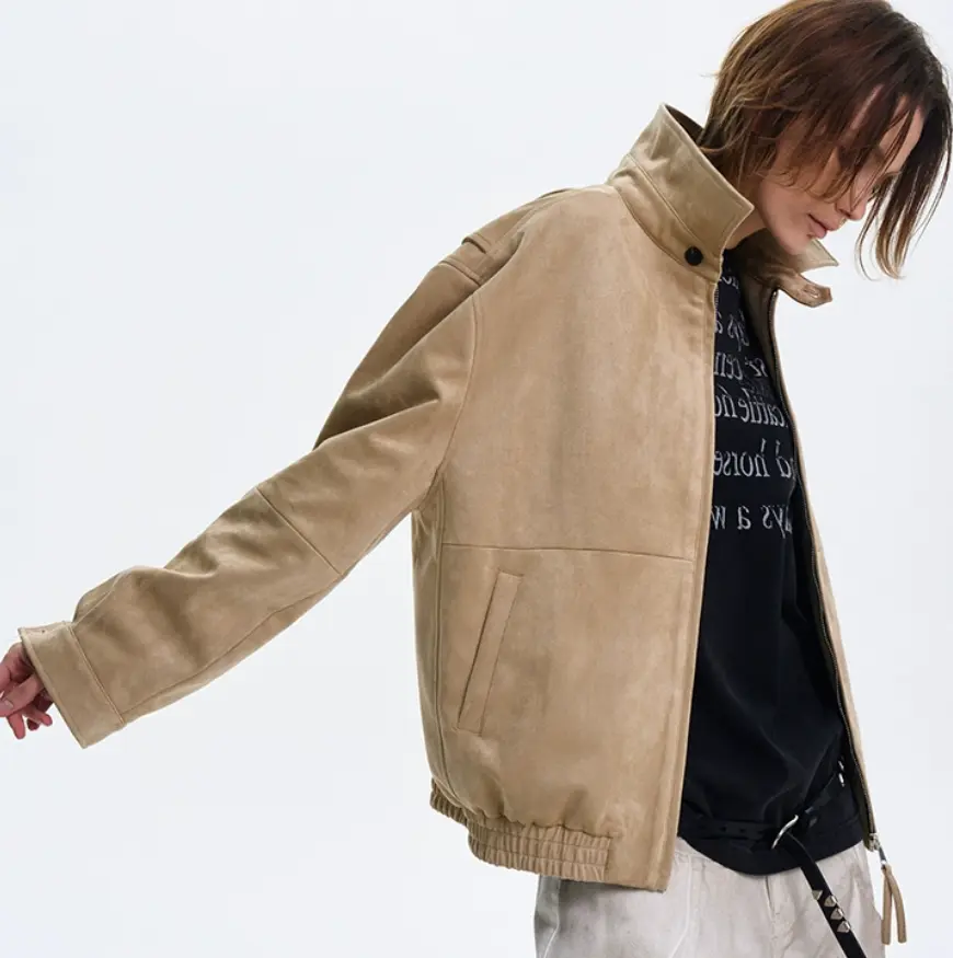 A Vintage Suede Jacket Perfectly Embodies The Old Money Vibe