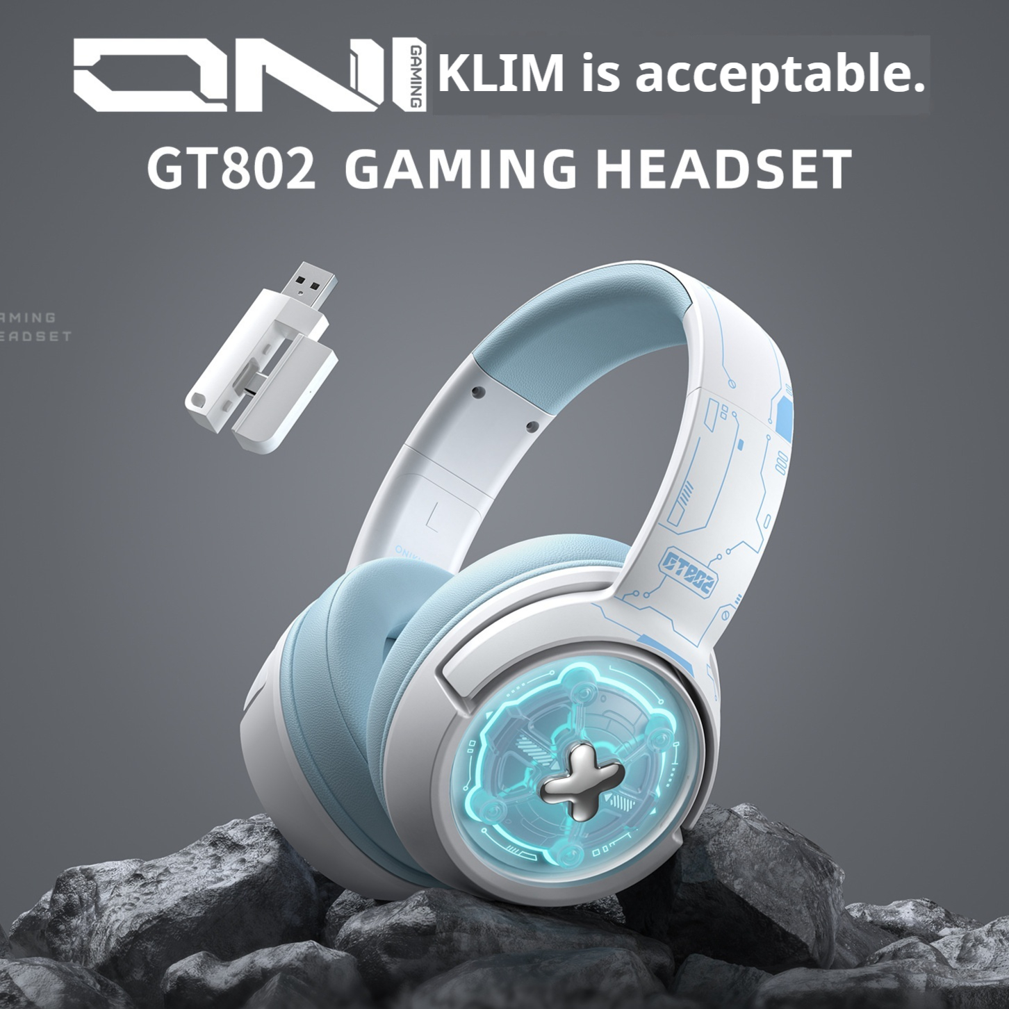 Wireless Gaming Headset Over-ear Bluetooth Headphones - imagen 1