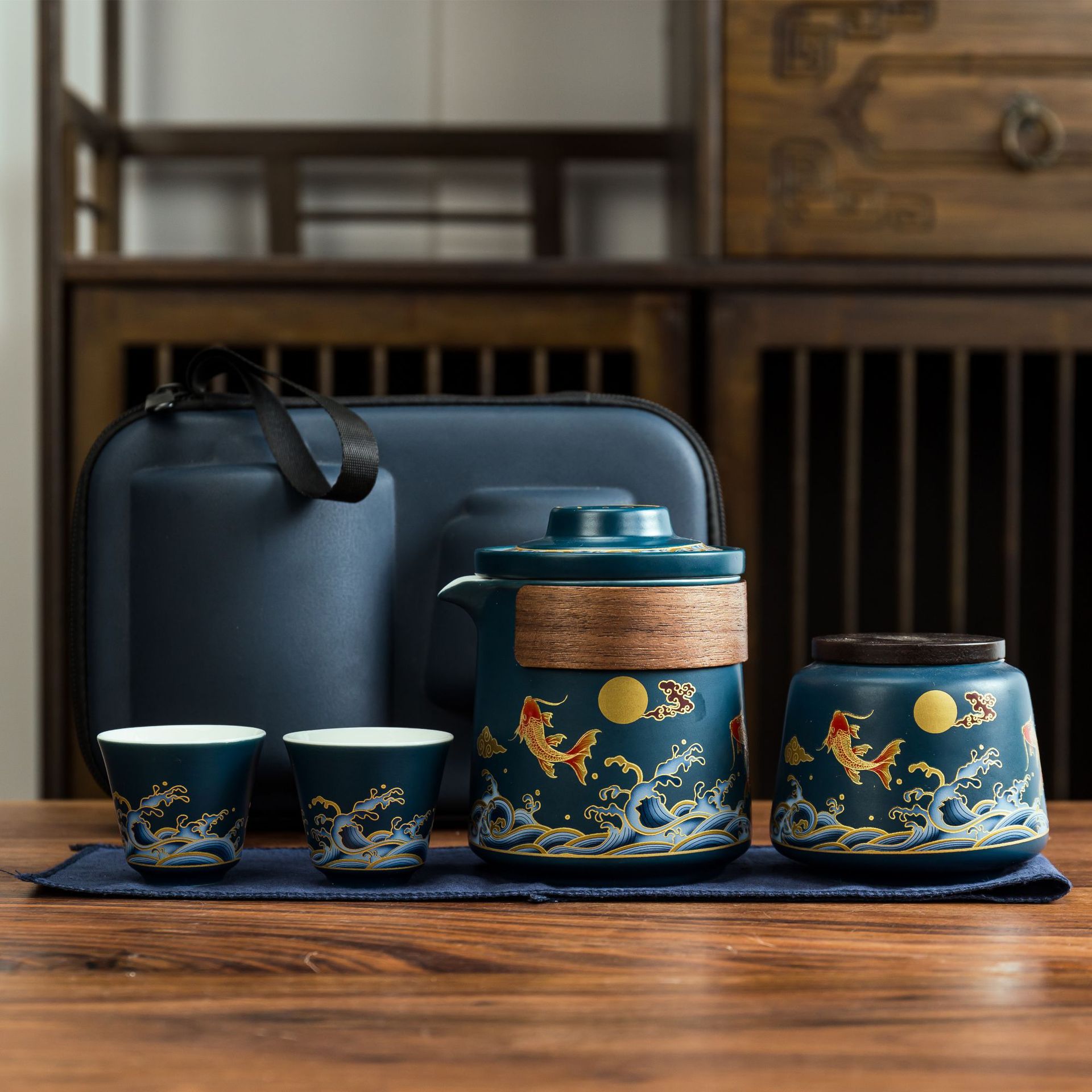 Outdoor Travel Tea Set Portable Quick-Service Cup For Home Camping - Image 6