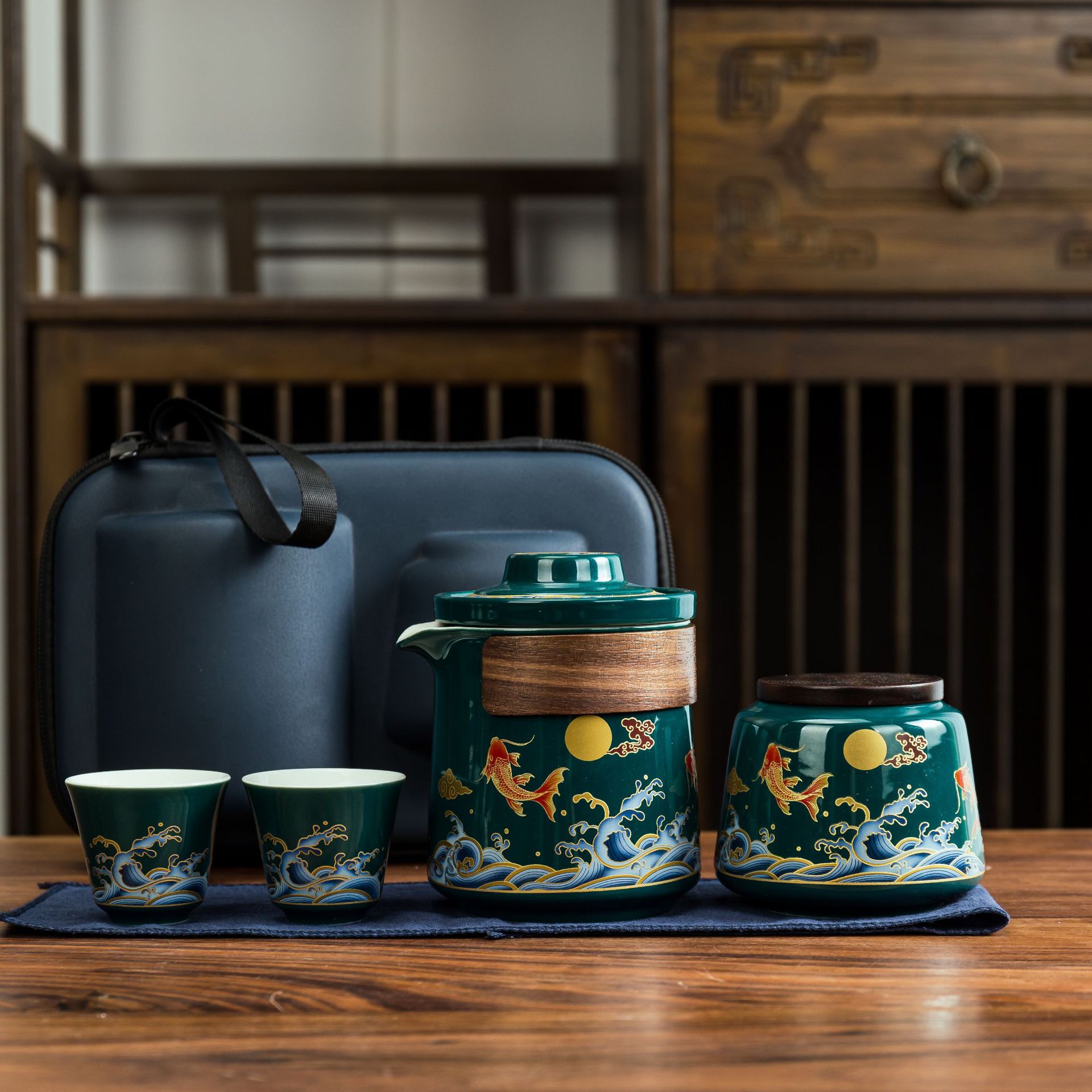 Outdoor Travel Tea Set Portable Quick-Service Cup For Home Camping - Image 8