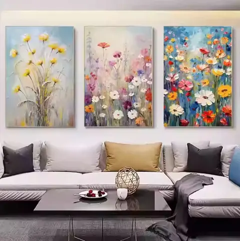 Dandelions Decoration Bedroom Posters for Wall Canvas Decor