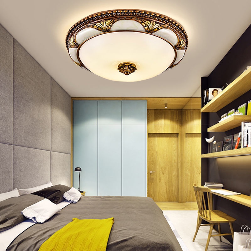 Cozy Simple European Style Round Ceiling Light