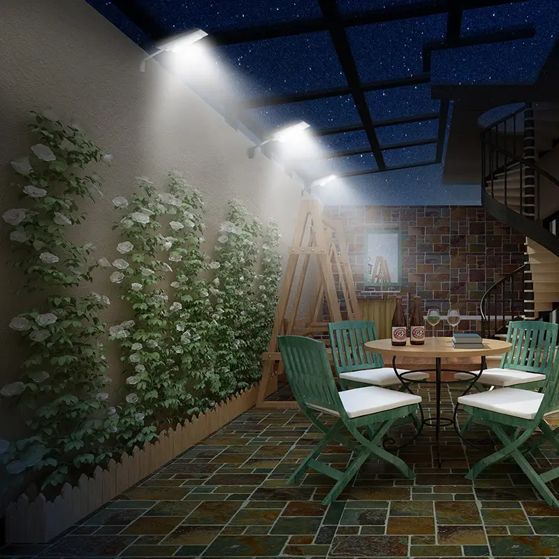 Solar Powered Lights For Home And Outdoor Use Waterproof Motion Sensor Wall Lights