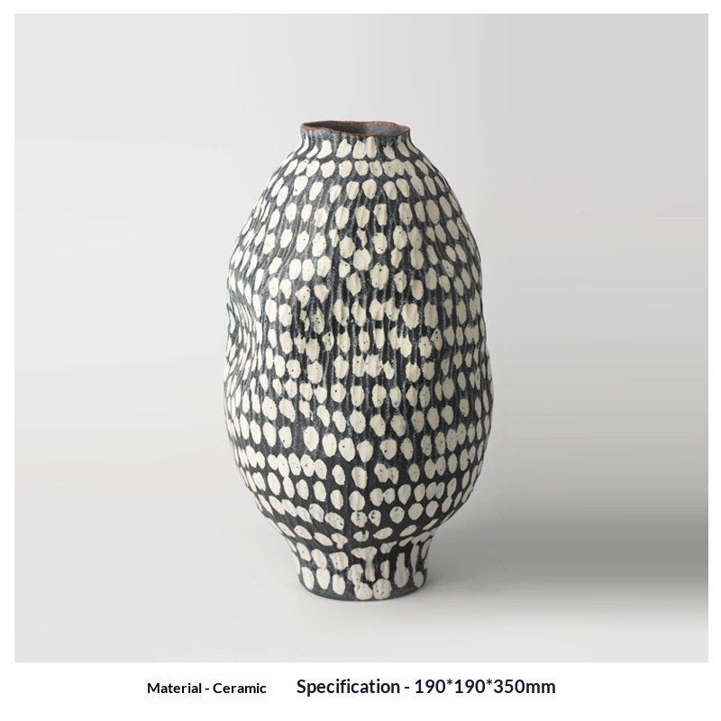 Eastern Aesthetic Vintage Ceramic Vase Handcrafted Premium Quality - Image 2