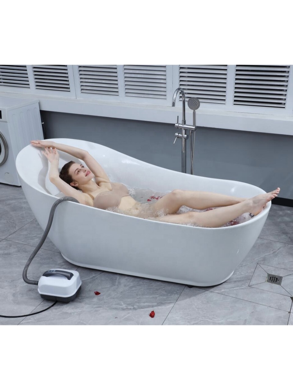 Household Electric Surf Bubble SPA Full-body Bubble Massage Water - Image 1