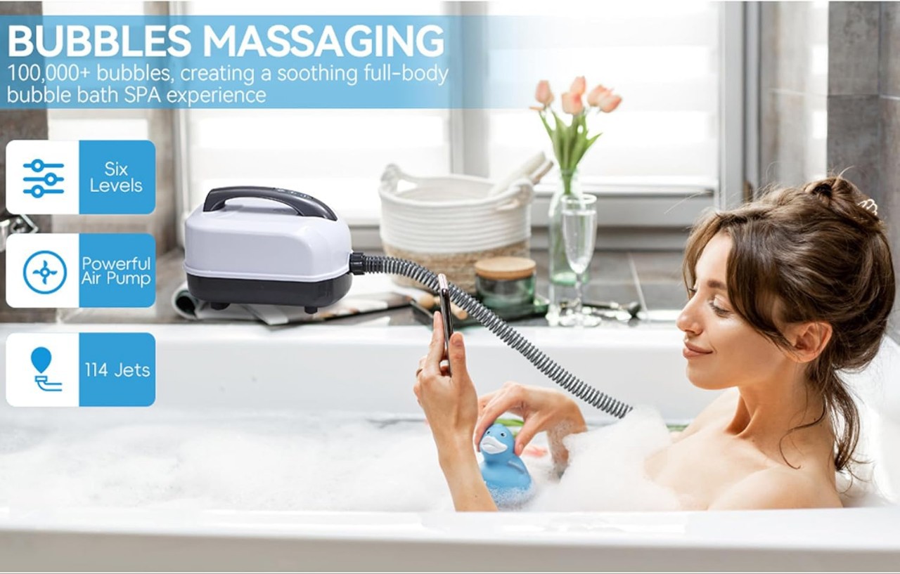 Household Electric Surf Bubble SPA Full-body Bubble Massage Water - Image 2