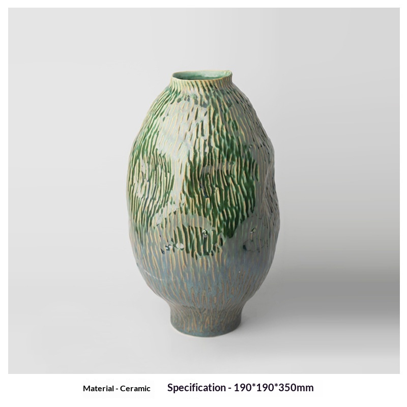 Eastern Aesthetic Vintage Ceramic Vase Handcrafted Premium Quality - Image 25