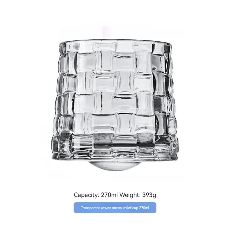 Thickened Rotating Stained-glass Stress-relief Cup