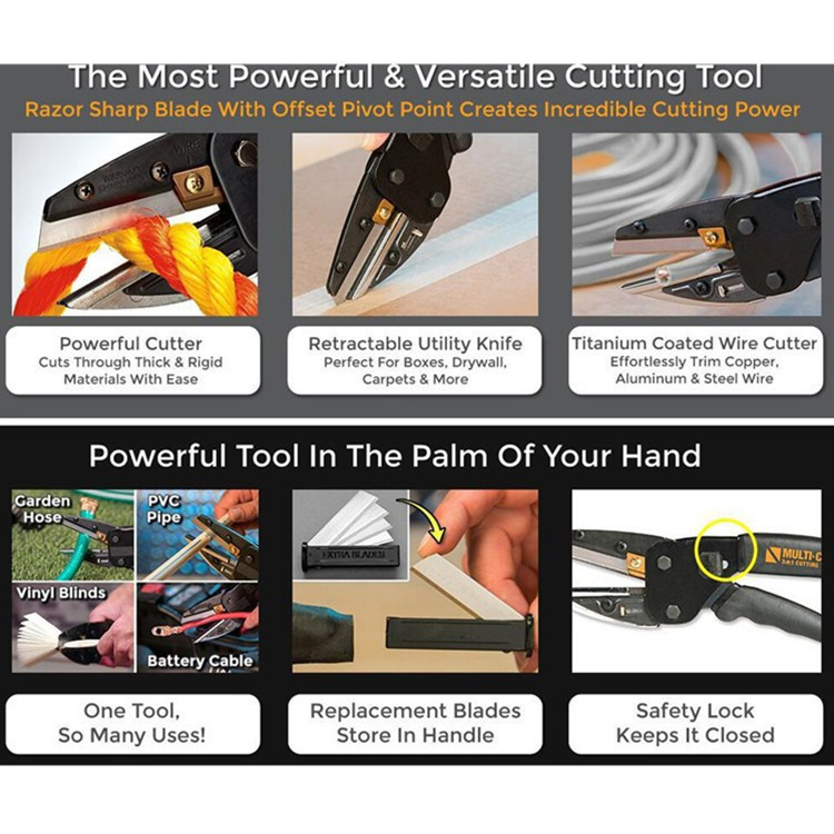 Three-in-one Branch Scissors Multi-functional Tool - Image 4