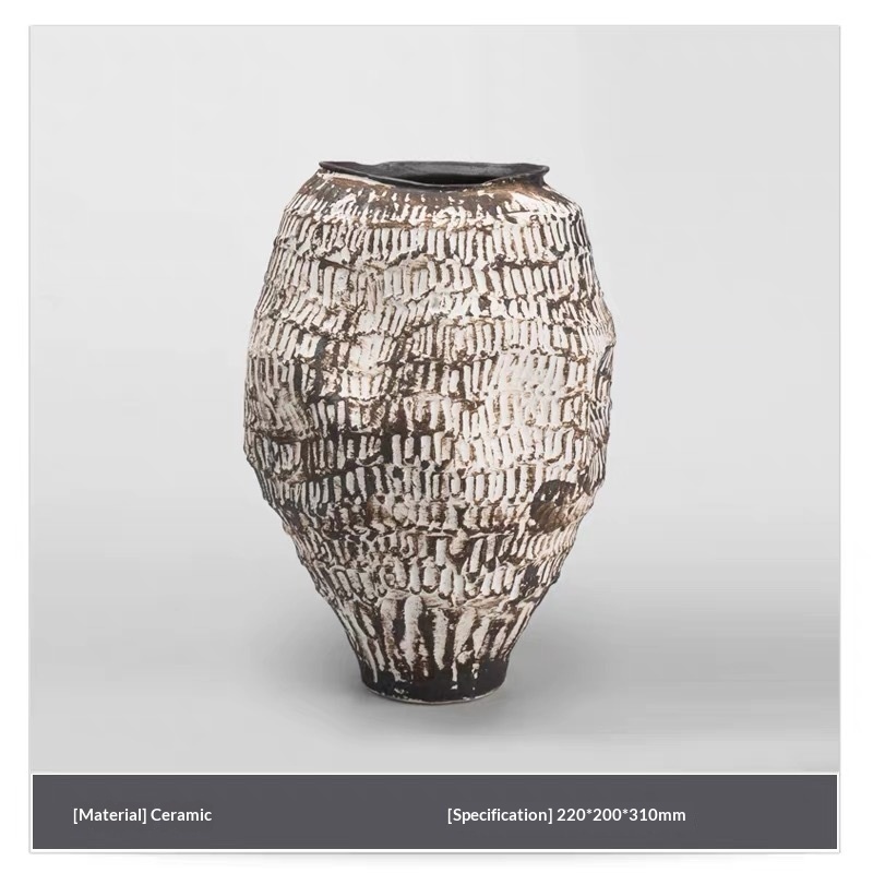 Ceramic Flower Vase, Glazed Finish, picture 4 of 11
