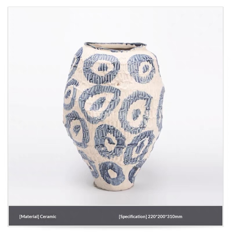 Ceramic Flower Vase, Glazed Finish, picture 7 of 11