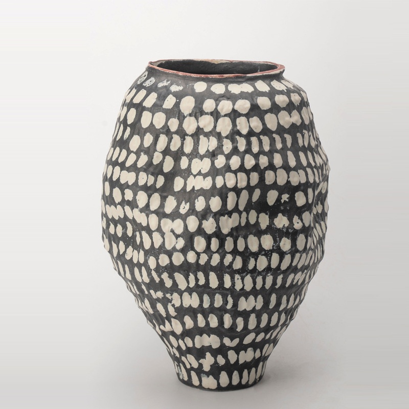 Ceramic Flower Vase, Glazed Finish, picture 8 of 11