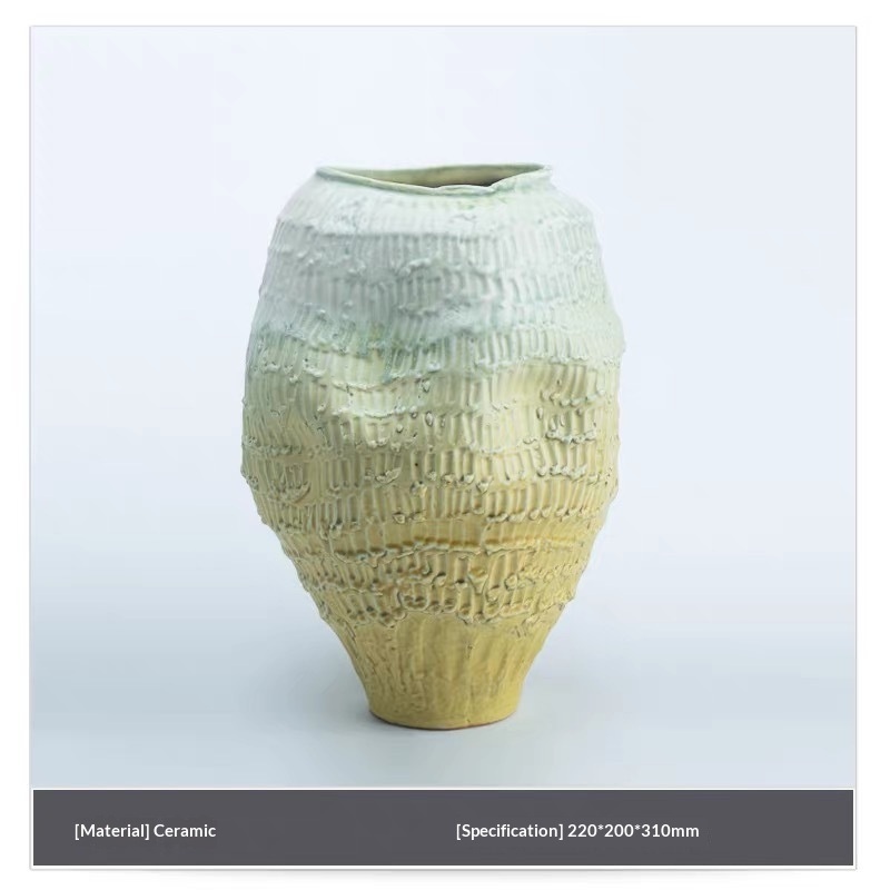 Ceramic Flower Vase, Glazed Finish, picture 5 of 11