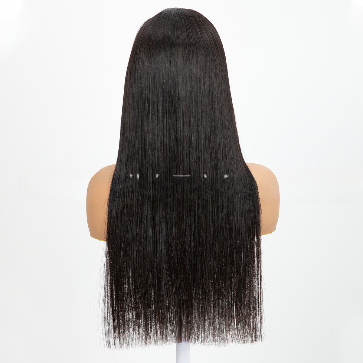 Lace Front Full Head Wigs Double Weft Long Straight Synthetic Hair Extensions 5