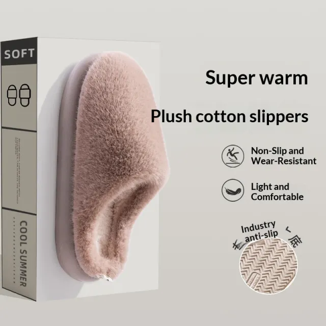 Thick soled, Cozy Slippers For Indoor Use At Home Brown - Shop at LoveMi