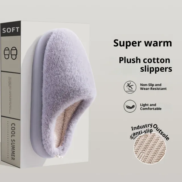 Thick soled, Cozy Slippers For Indoor Use At Home Gray - Shop at LoveMi