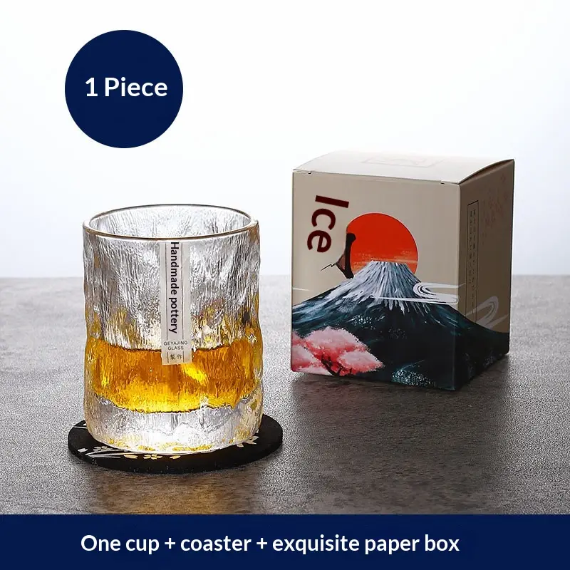 Hammered-surface Liquor Glass Whiskey Glacier Glass