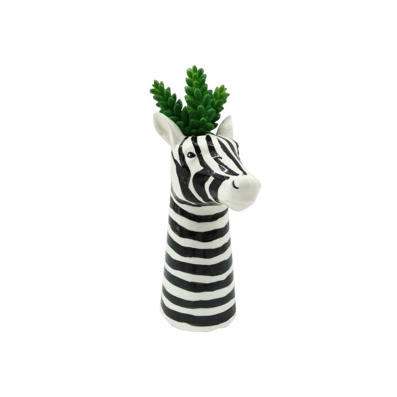Cache-pot porcelaine cheval – vue d'ensemble