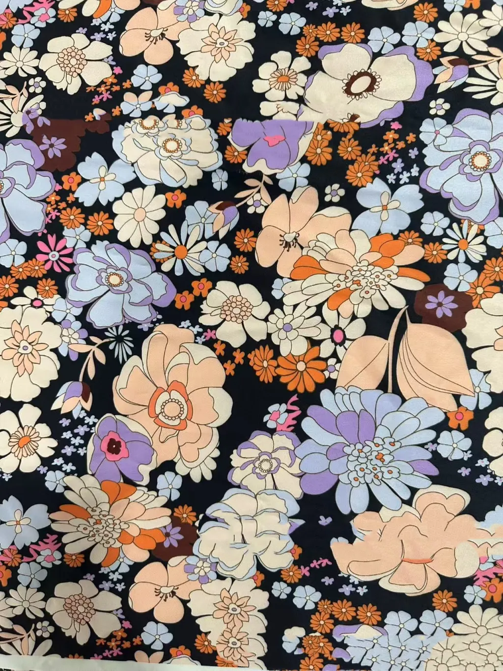 Stylish Strappy Printed Pocket Loose Jumpsuit - S-Organge Flower