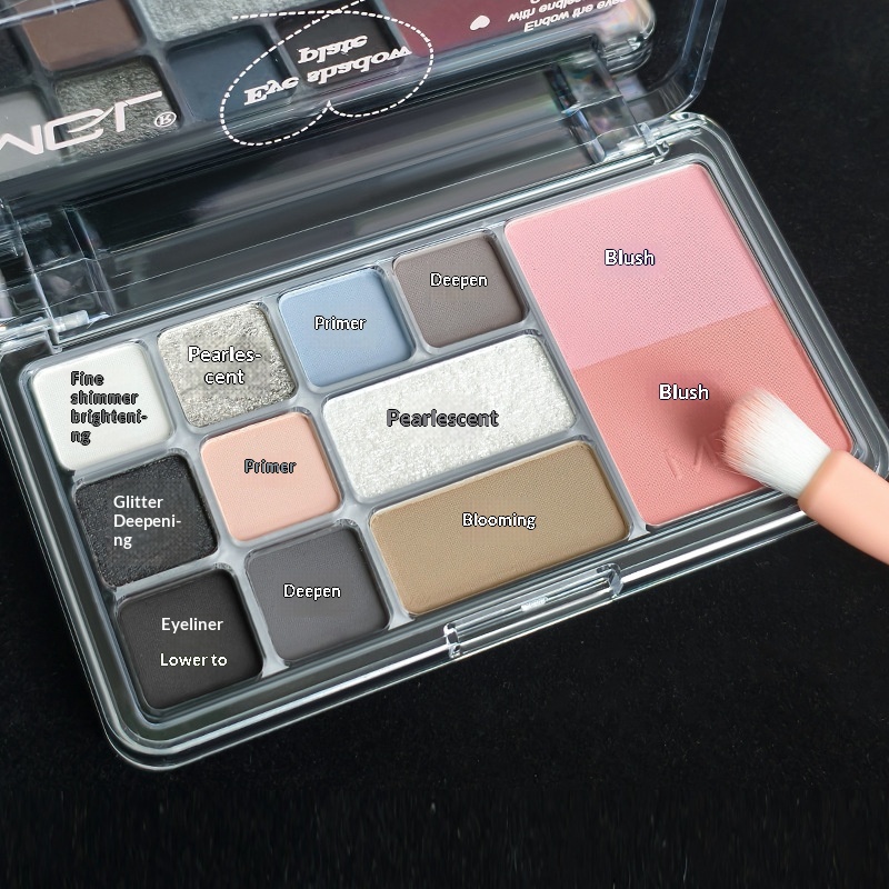 Love At First Sight All-in-One Powder Palette 12 Shades For Everyday AutumnWinter Makeup