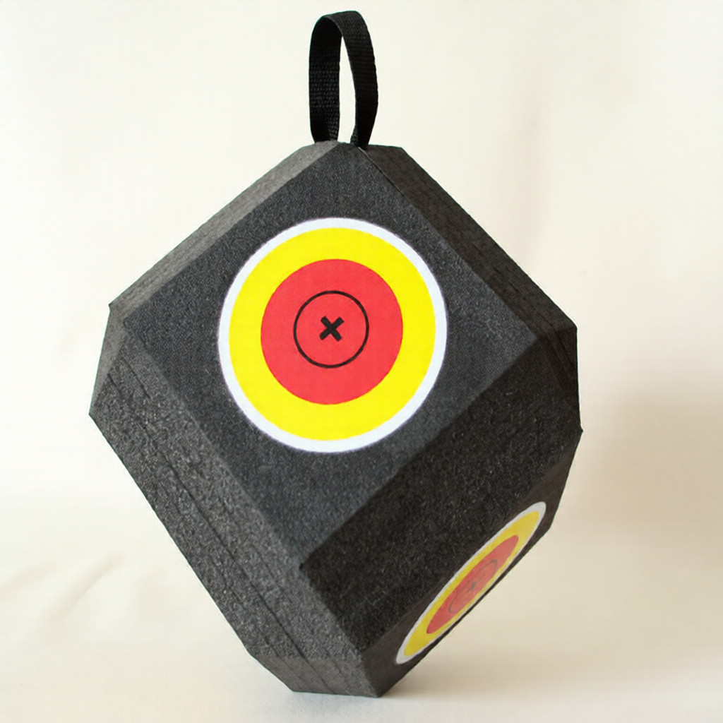 3D Dice Handheld Portable XPE Hot-stamped 18-sided Dartboard - Image 5