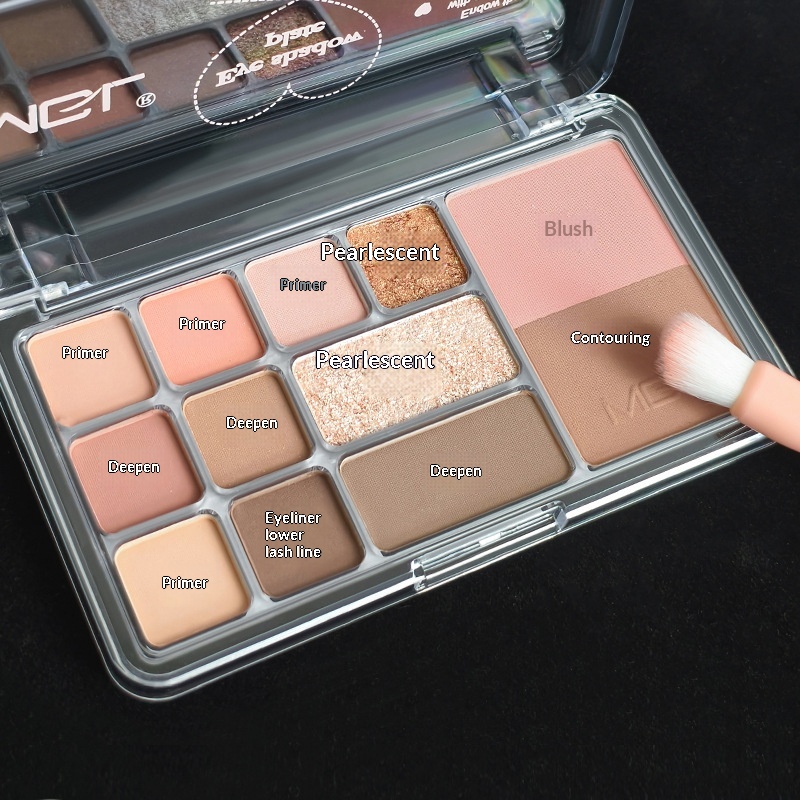 Love At First Sight All-in-One Powder Palette 12 Shades For Everyday AutumnWinter Makeup