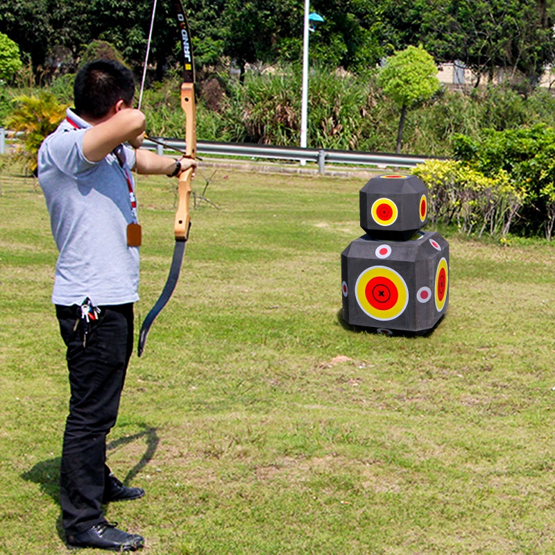 3D Dice Handheld Portable XPE Hot-stamped 18-sided Dartboard - Image 2