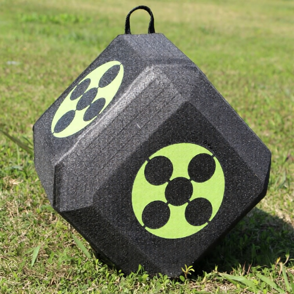 3D Dice Handheld Portable XPE Hot-stamped 18-sided Dartboard - Image 3
