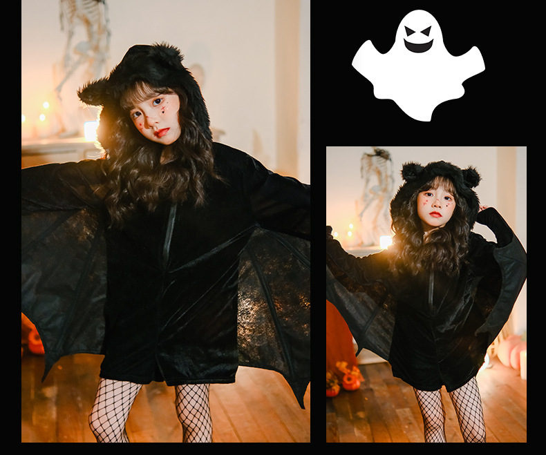 Bat Demon Animal Party Carnival Costume For Role-Playing Performances