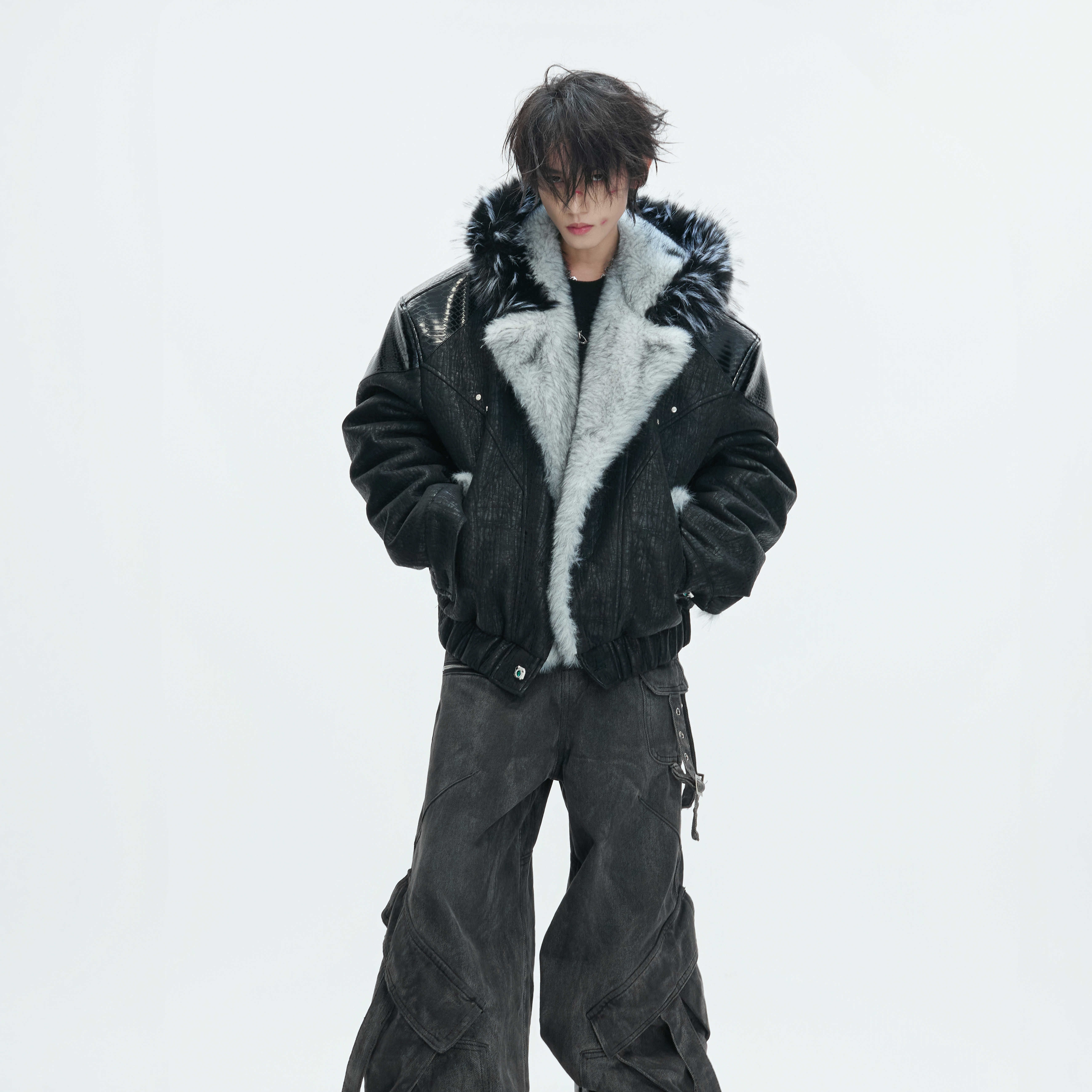 Zuoshan Diao Thickened Cotton-Padded Jacket For Men