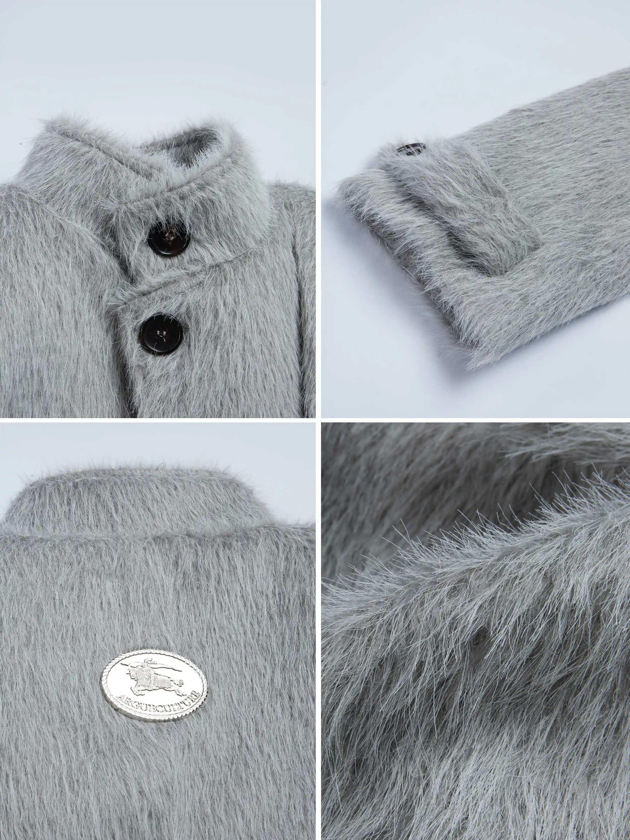 Long Alpaca Wool Trench Coat With A Tie-waist Design