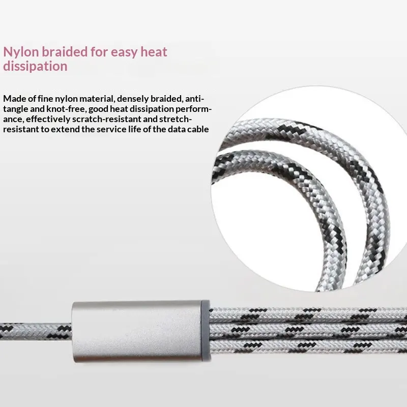 3-in-1 USB-C Cable For IOS Android