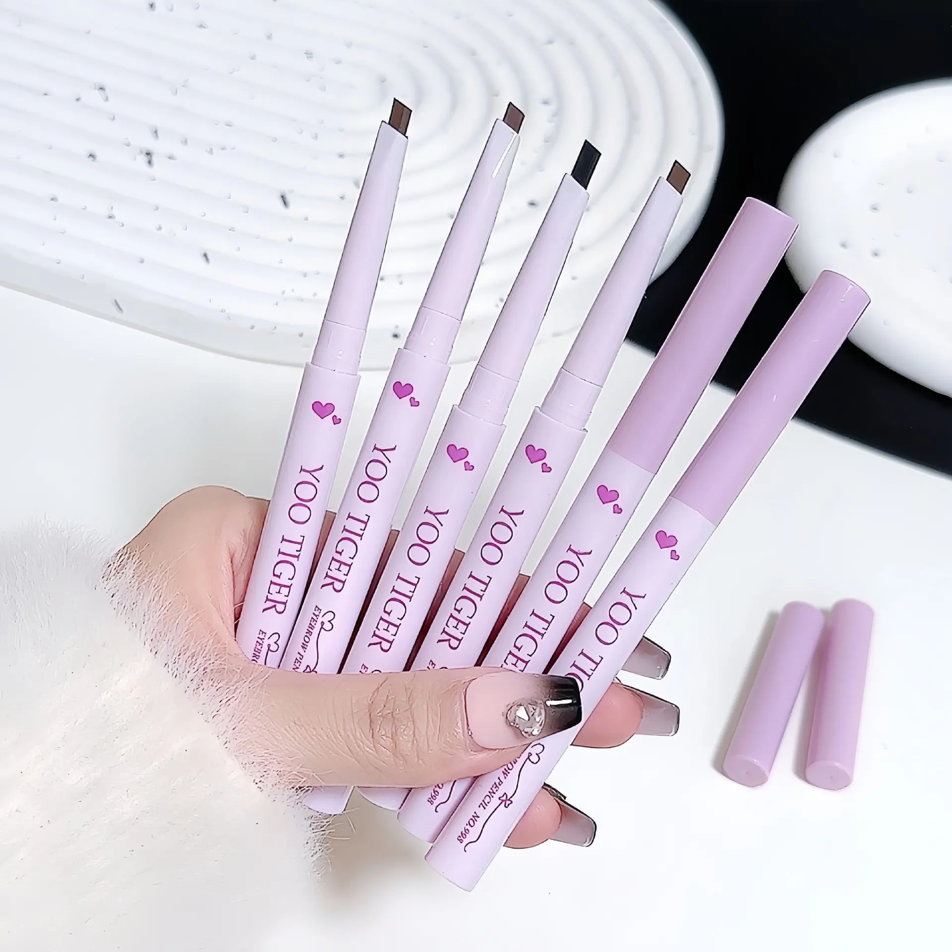 Ultra-fine Dual-tip Triangular Eyebrow Pencil