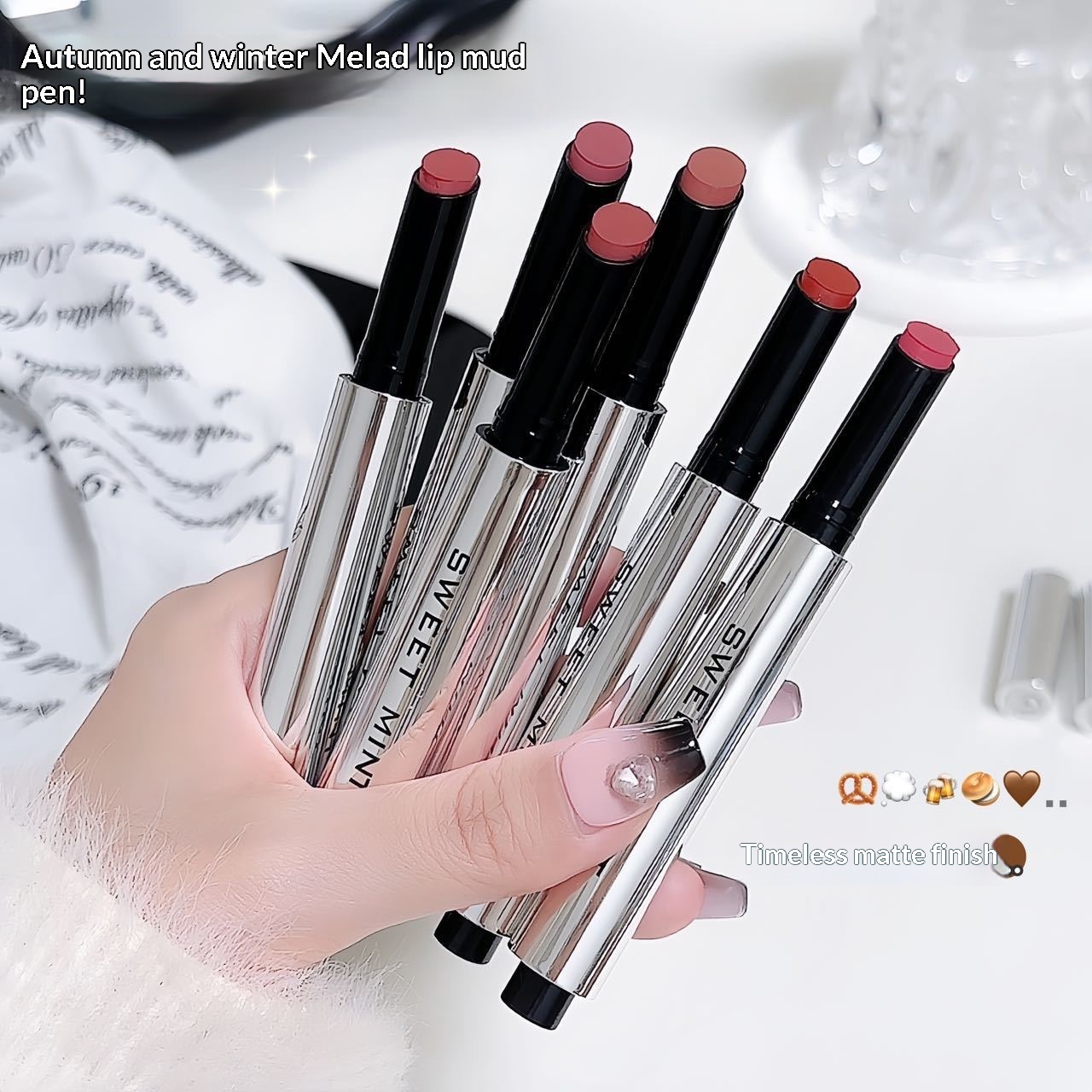 A Lipstick That Makes Your Teeth Look Whiter And Resists Staining Your Cup