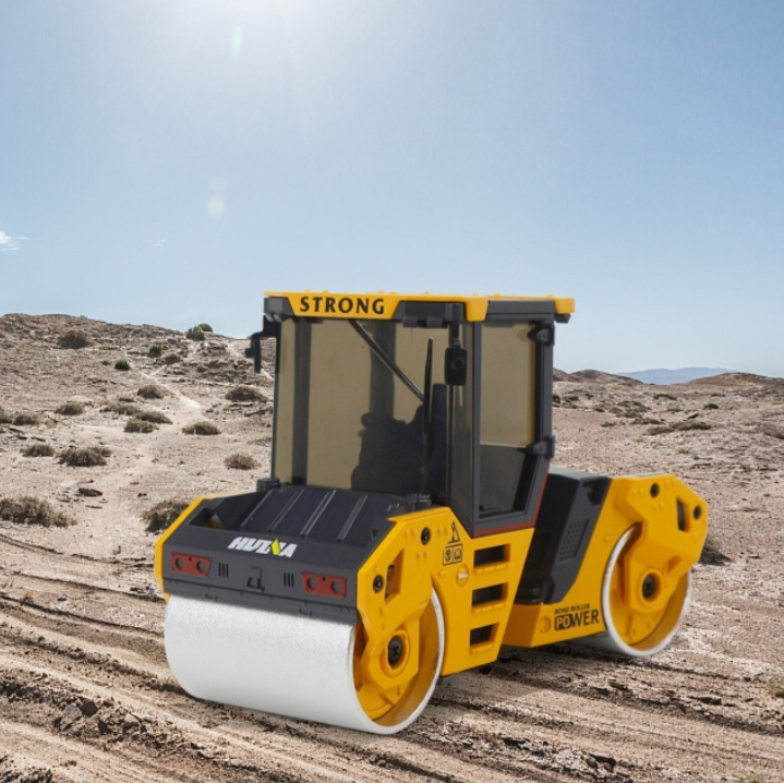 Simulation Engineering Vehicle With An Alloy Dual-roller Model