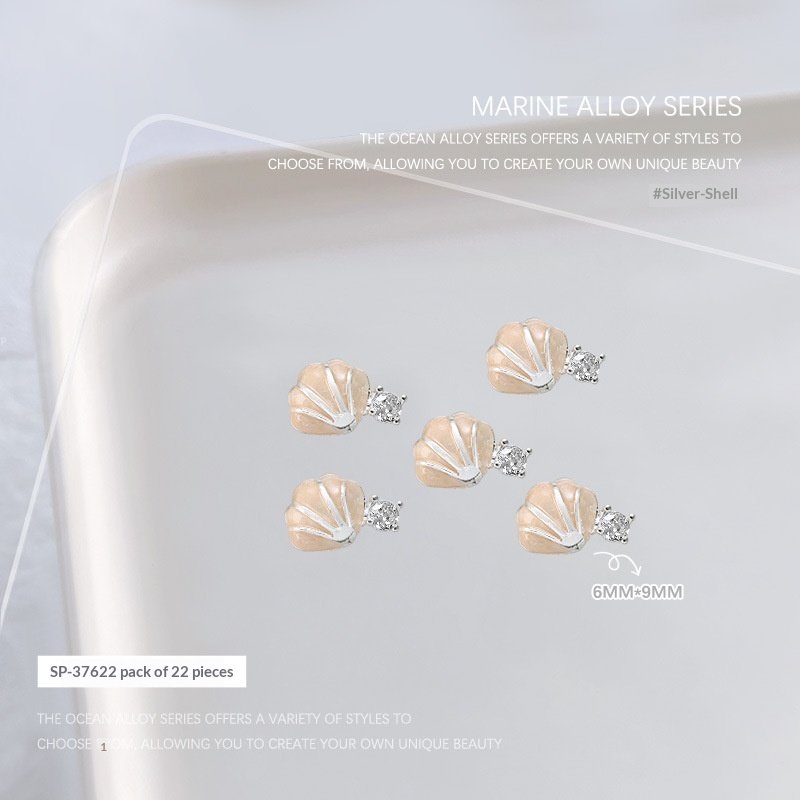 Metallic Ocean Series Nail Art Accessories