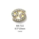 Creative 3D Twelve Zodiac Sign Nail Art Accessories view 25