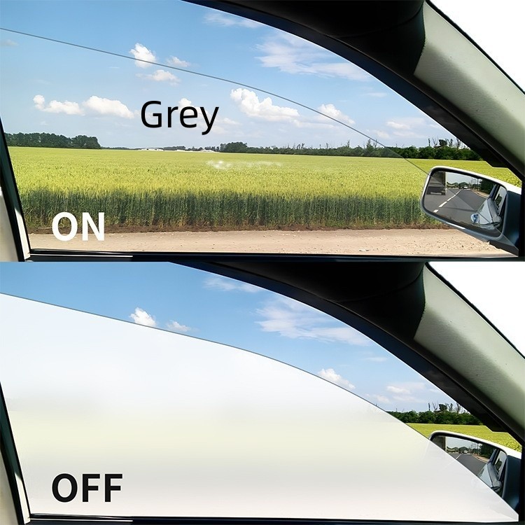 Transparent Electrically Controlled Atomized Glass Film