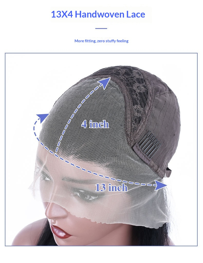 13x4 Lace Front Human Hair Wig 4