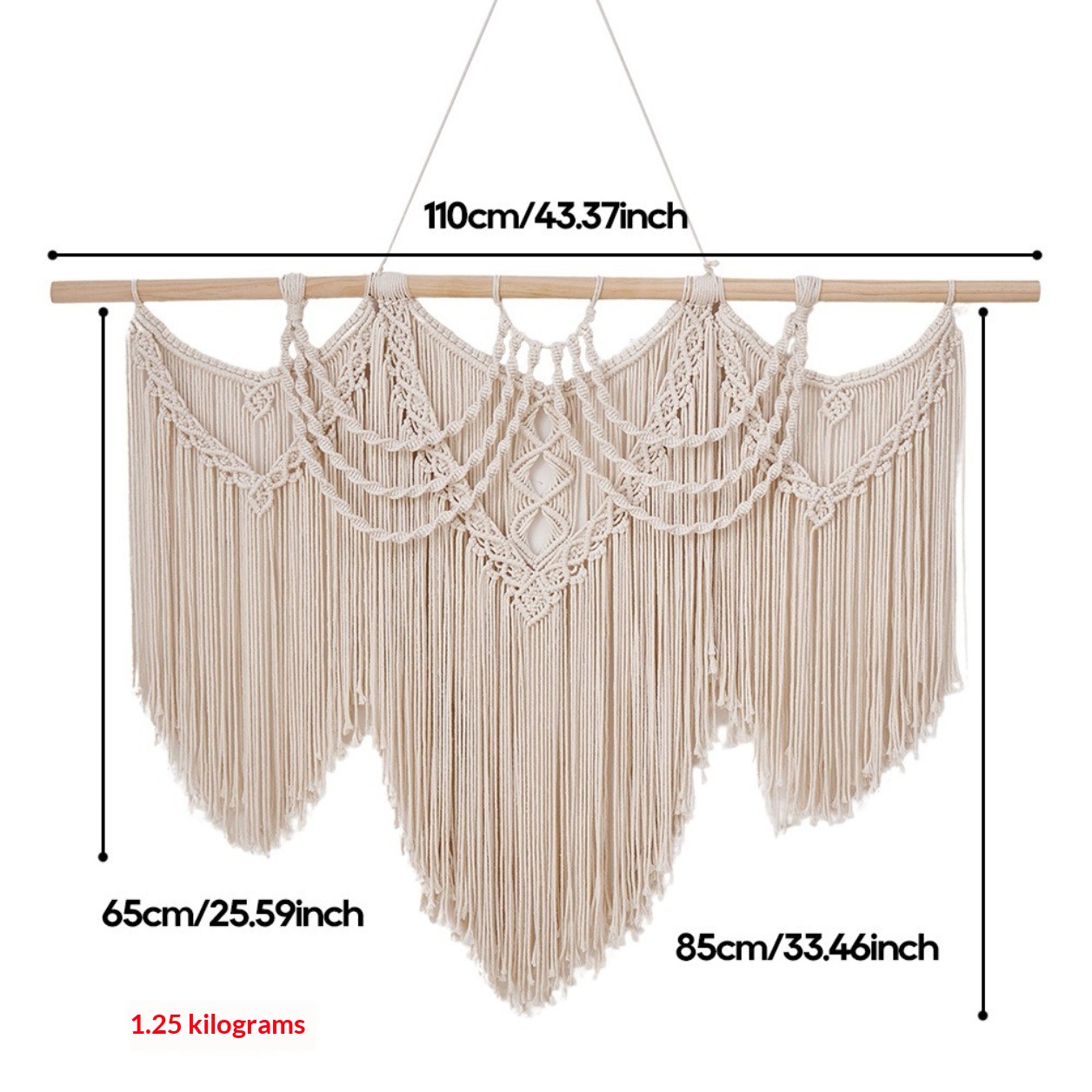 Hand-woven Large Size Detachable Tapestry