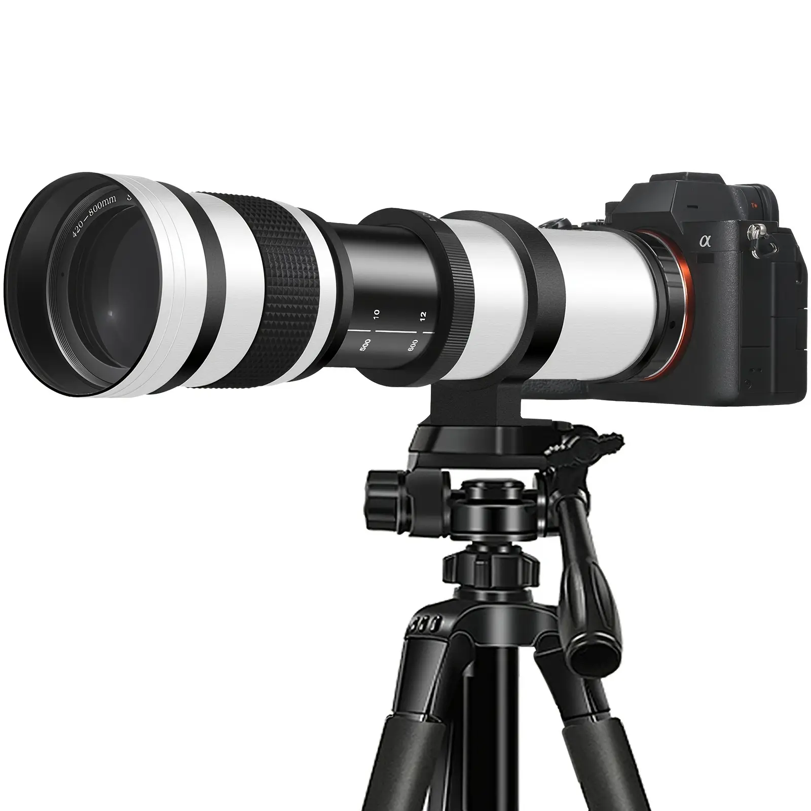 420 to 800mm Telephoto Zoom Lens For DSLR And Mirrorless Cameras